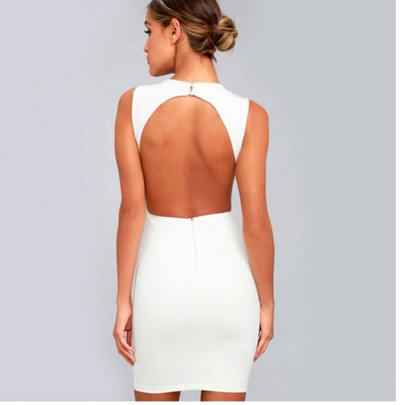 Zara Dresses & Skirts - Zara Basic Stunning Backless Sheath Dress.